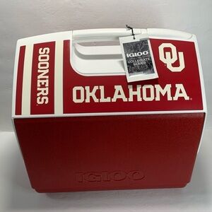 Oklahoma Sooners Igloo 16 Qt Playmate Elite Cooler Collegiate Series NWT